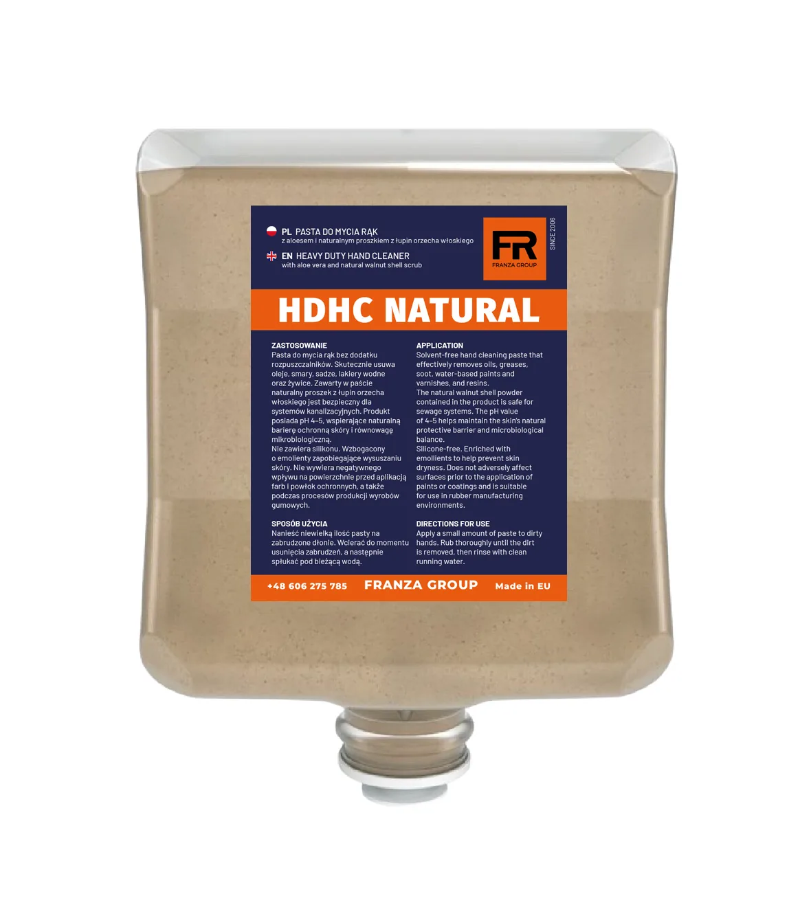 FRANZA HDHC NATURAL — pasta do mycia rąk