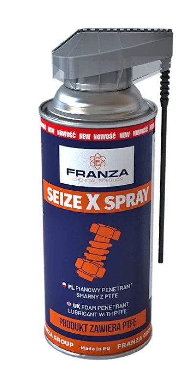 FRANZA SEIZE X SPRAY — pianowy penetrant smarny z PTFE